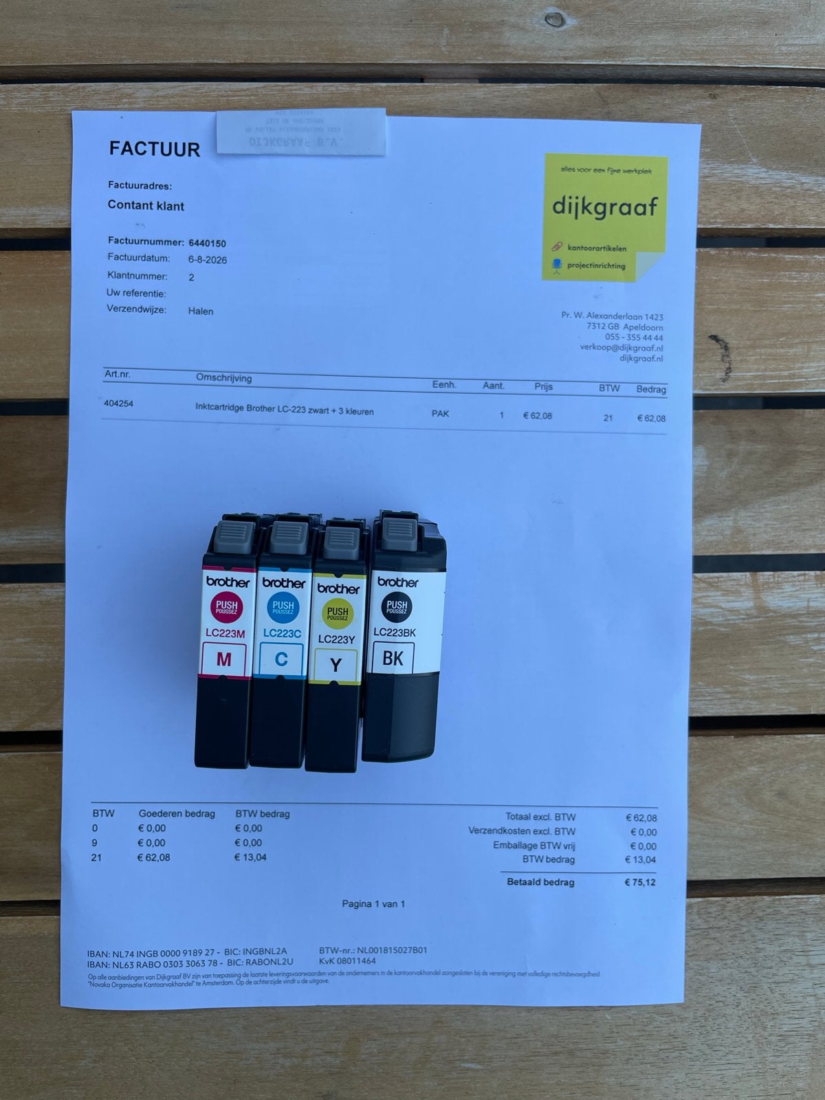 Brother LC-223 Inktcartridges (Zwart, Cyaan, Magenta, Geel), Ophalen of Verzenden, Nieuw, Cartridge
