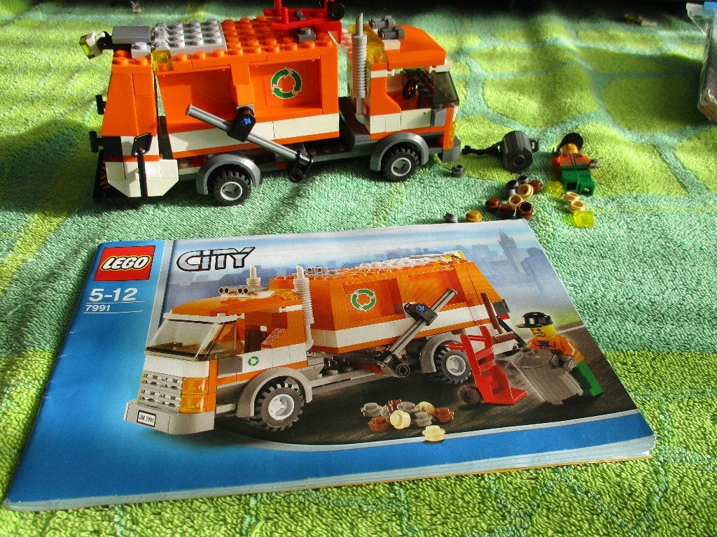 Lego City Vuilniswagen 7991, Kinderen en Baby's, Ophalen of Verzenden, Gebruikt, Complete set, Lego