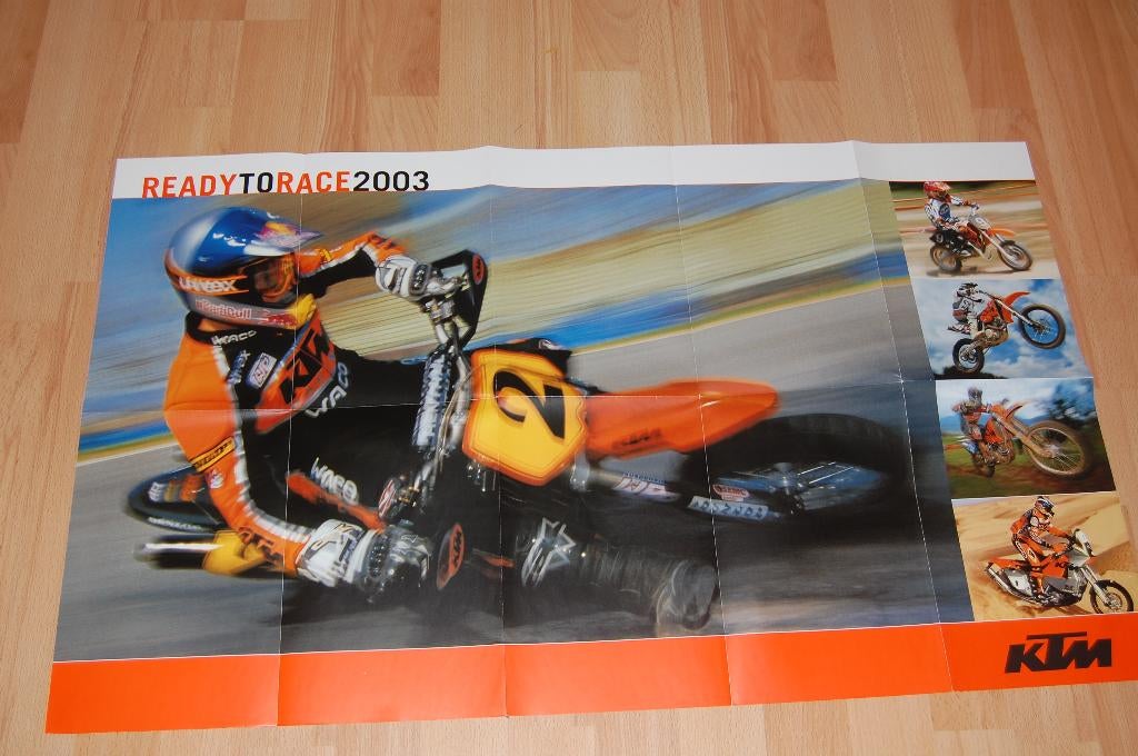 KTM modellen poster/brochure 2003, Ophalen of Verzenden, Overige merken