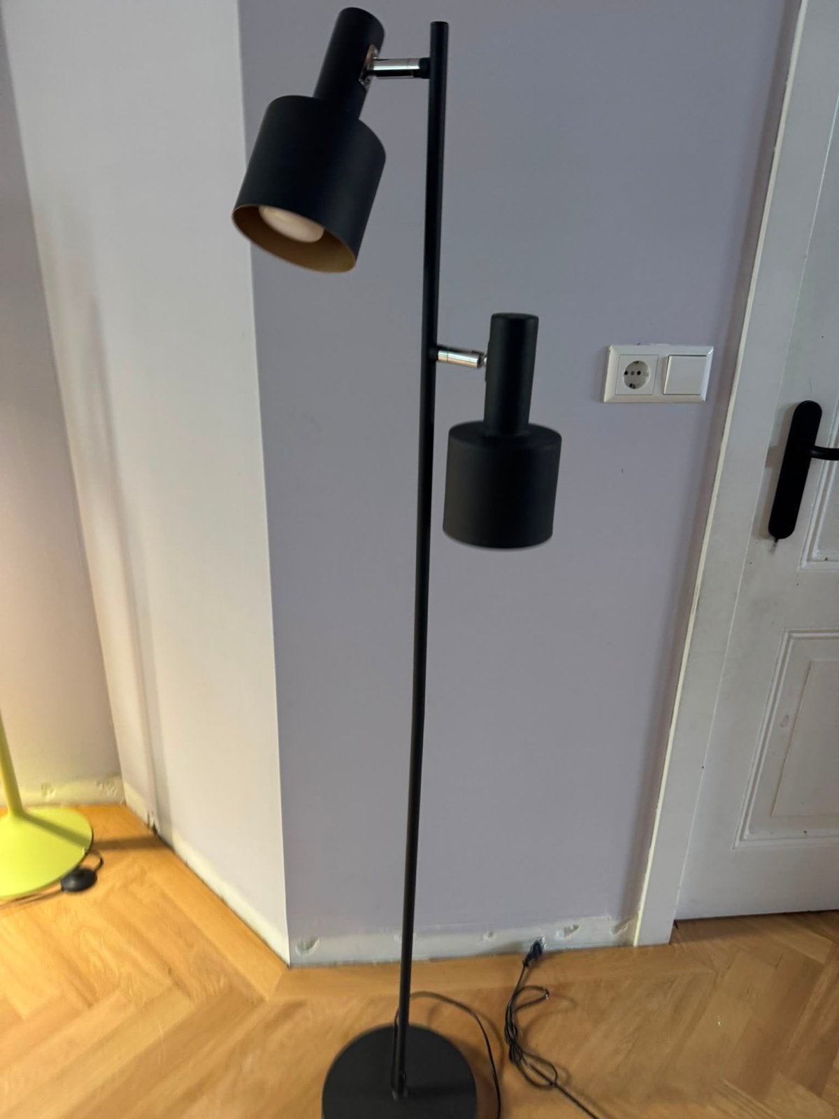 Vloerlamp ETH Sledge - Zwart, Zo goed als nieuw, Ophalen, E27 (groot), Zo goed als nieuw, Metaal