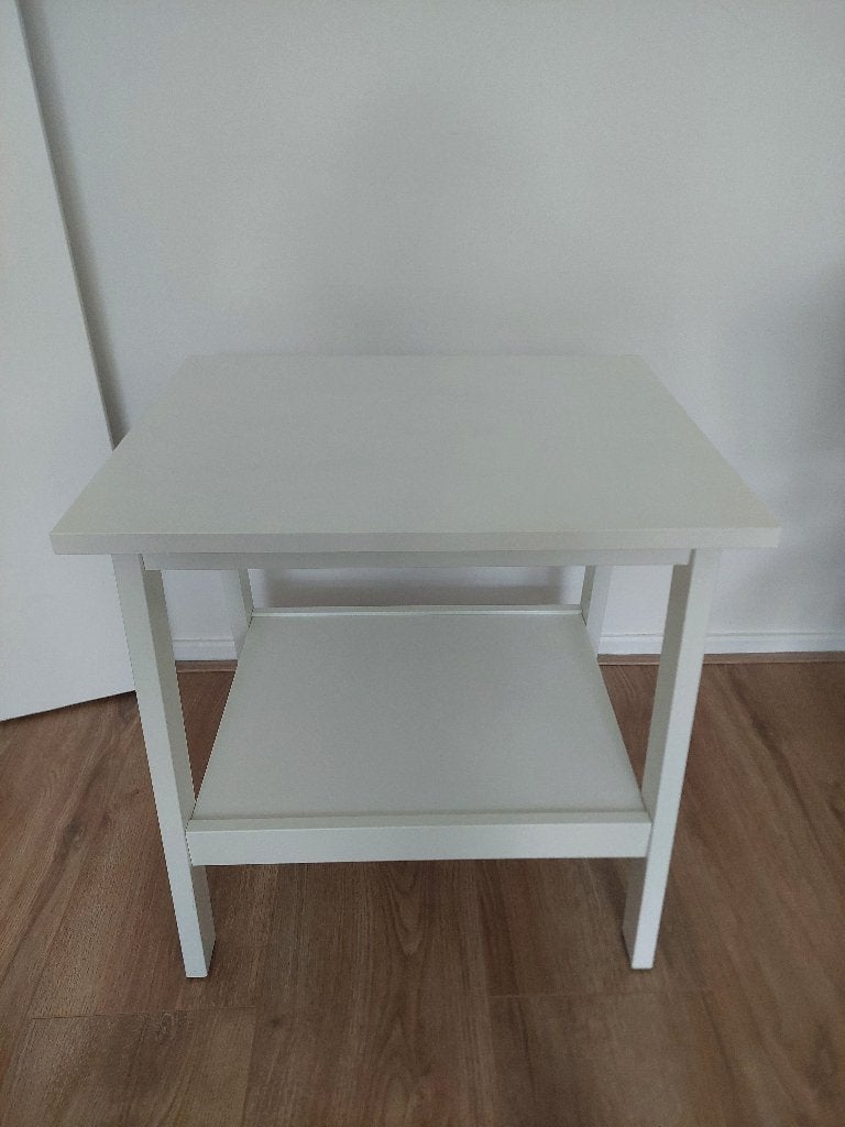 Bijzettafel Ikea Lunnarp (wit), Huis en Inrichting, Ophalen, Vierkant, Minder dan 55 cm, 45 tot 60 cm