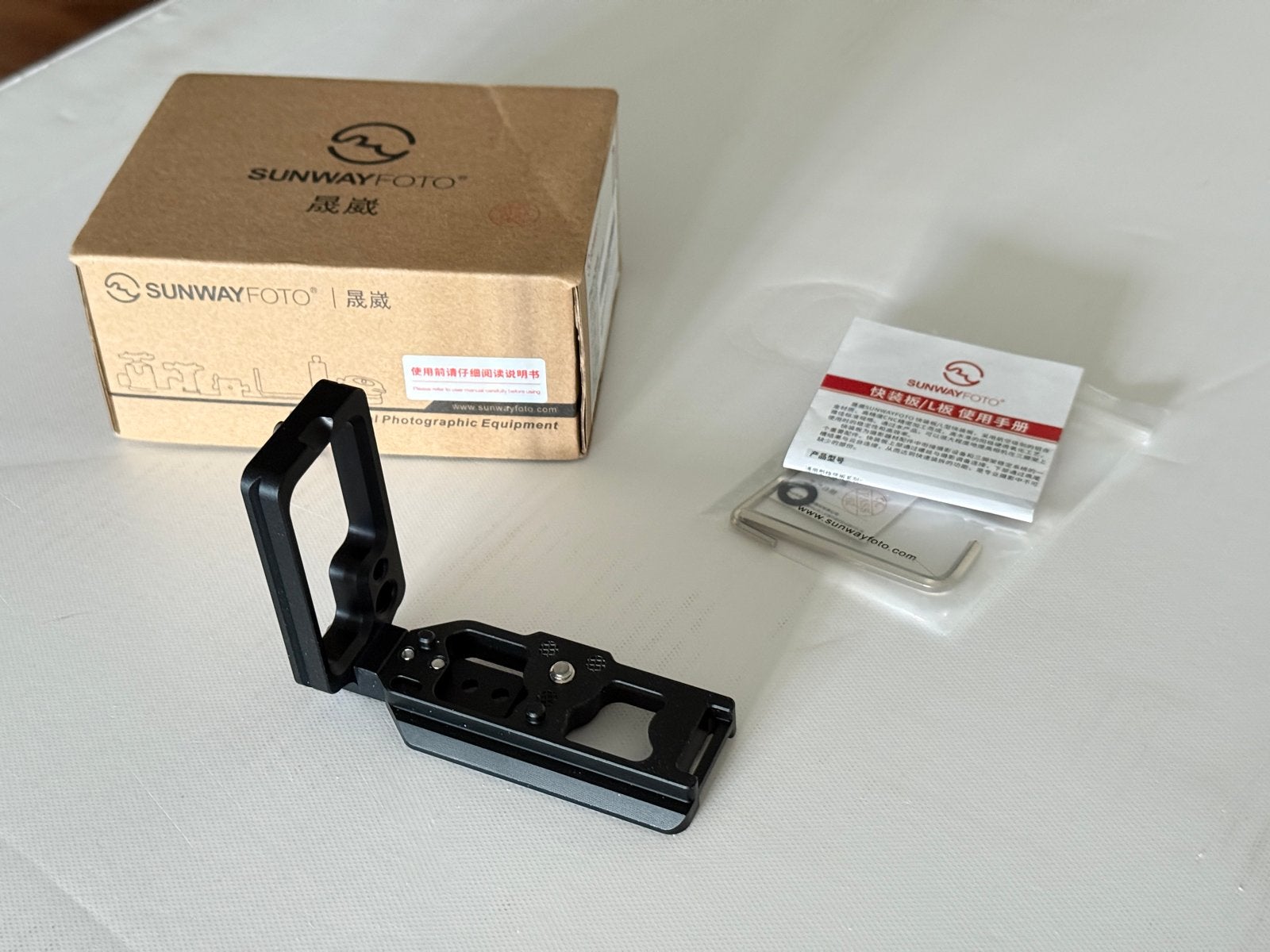 SUNWAYFOTO PNLO-Z6IIN L-Bracket voor Nikon Z6II/Z7II, Ophalen of Verzenden, Zo goed als nieuw, Overige merken, Overige typen