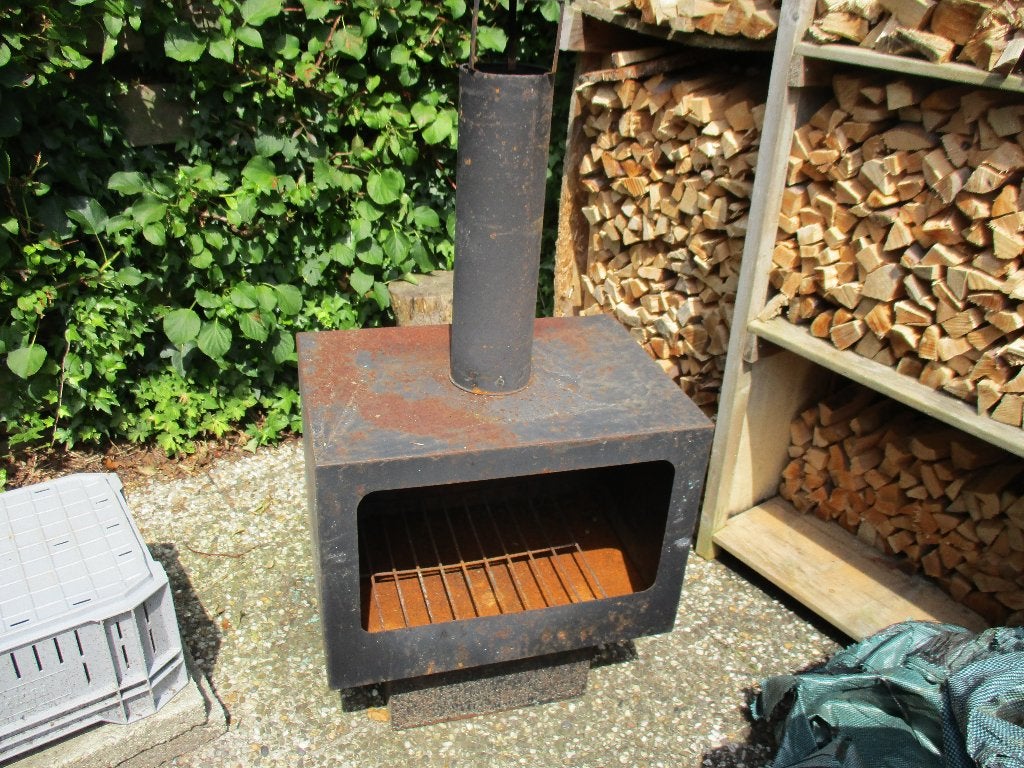 buitenkachel, Tuin en Terras, Ophalen, Gebruikt