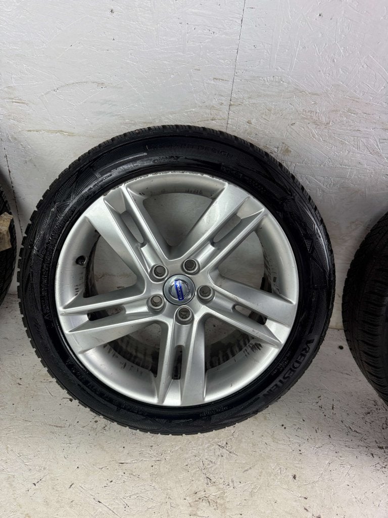 Originele Volvo V60 S60 V70 velgen 17" 5x108 winterset, Niet ingevuld, Gebruikt, Banden en Velgen, Niet ingevuld