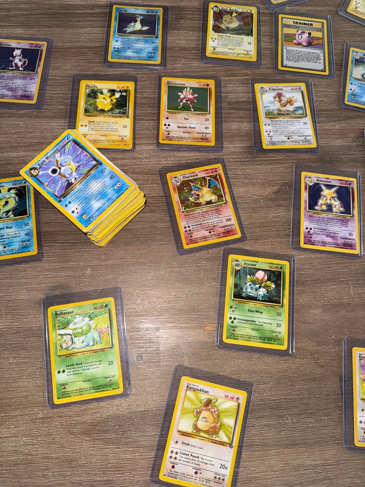 Complete Pokémon kaarten verzameling + NM Charizard #4 Base, Hobby en Vrije tijd, Verzamelkaartspellen | Pokémon, Ophalen, Gebruikt