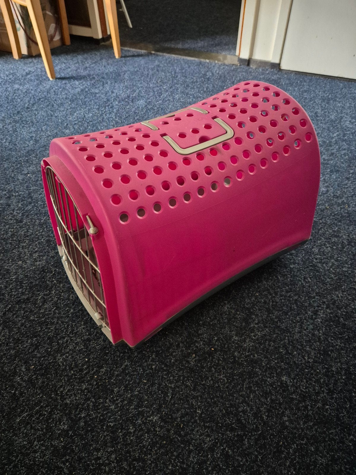 Reismand voor hondjes of katten., Ophalen