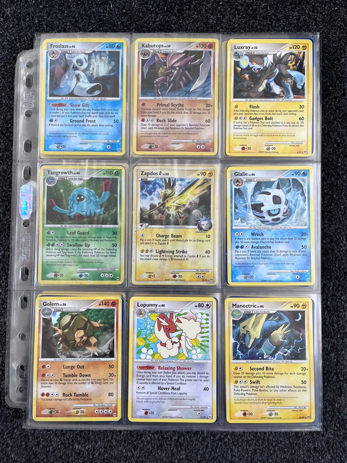 Pokémon Arceus series set 61% Compleet (71/111) + 1 LV X, Ophalen of Verzenden, Zo goed als nieuw, Meerdere kaarten, Foil