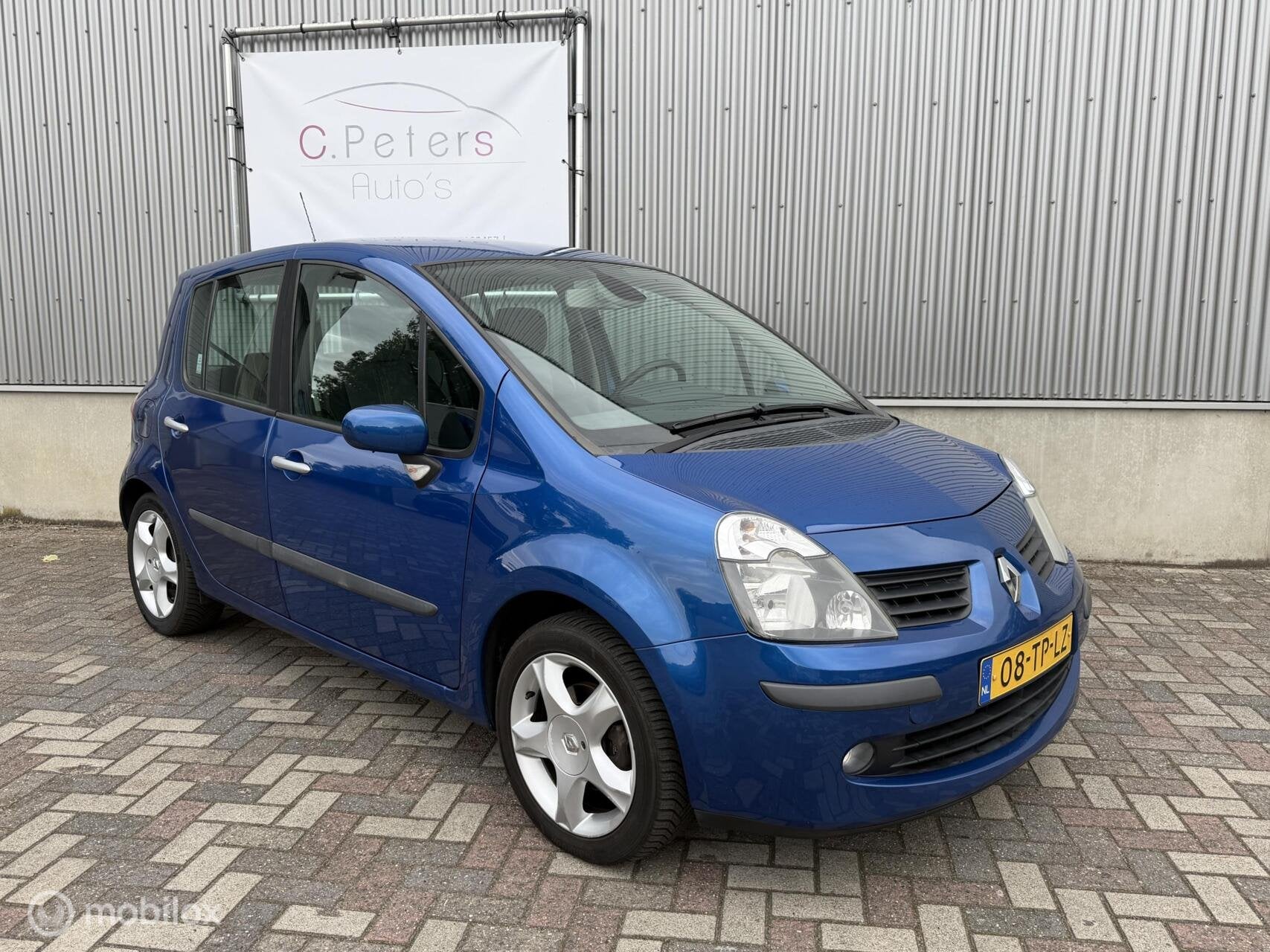 Renault Modus 1.4-16V Dynamique 2007 / Airco / Cruisecontrol, Auto's, Voorwielaandrijving, Gebruikt, 4 cilinders, Blauw