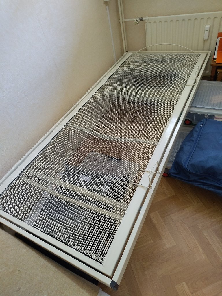 Bed met spiraalbodem, Ophalen, Gebruikt, 90 cm, Eenpersoons
