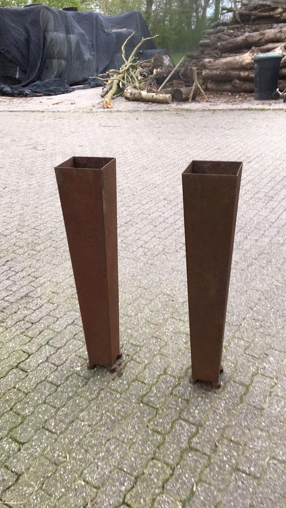 Ijzer /tuin decoratie/ijzeren zuil/ tuinornamenten, Huis en Inrichting, Woonaccessoires | Zuilen en Pilaren, Ophalen, Gebruikt