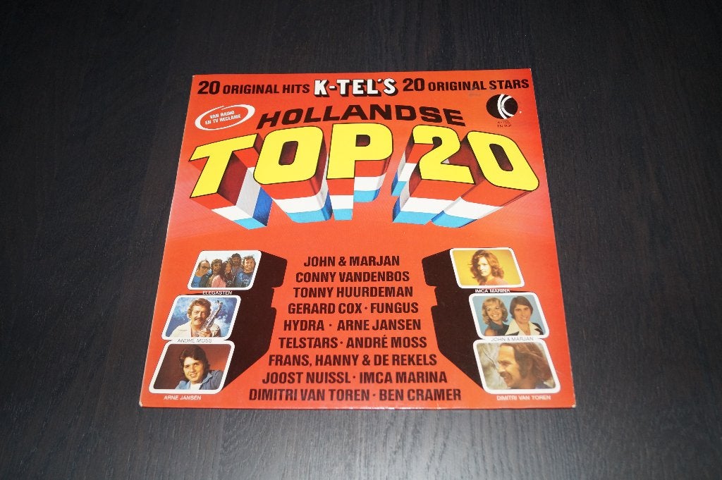 LP Hollandse Top 20 - krasvrij 1797, Ophalen, LP, Pop, Fotohoes