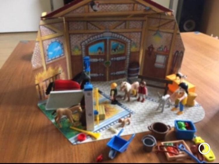 Playmobil adventkalender manege 4159., Gebruikt, Gebouw, Complete set, Ophalen of Verzenden