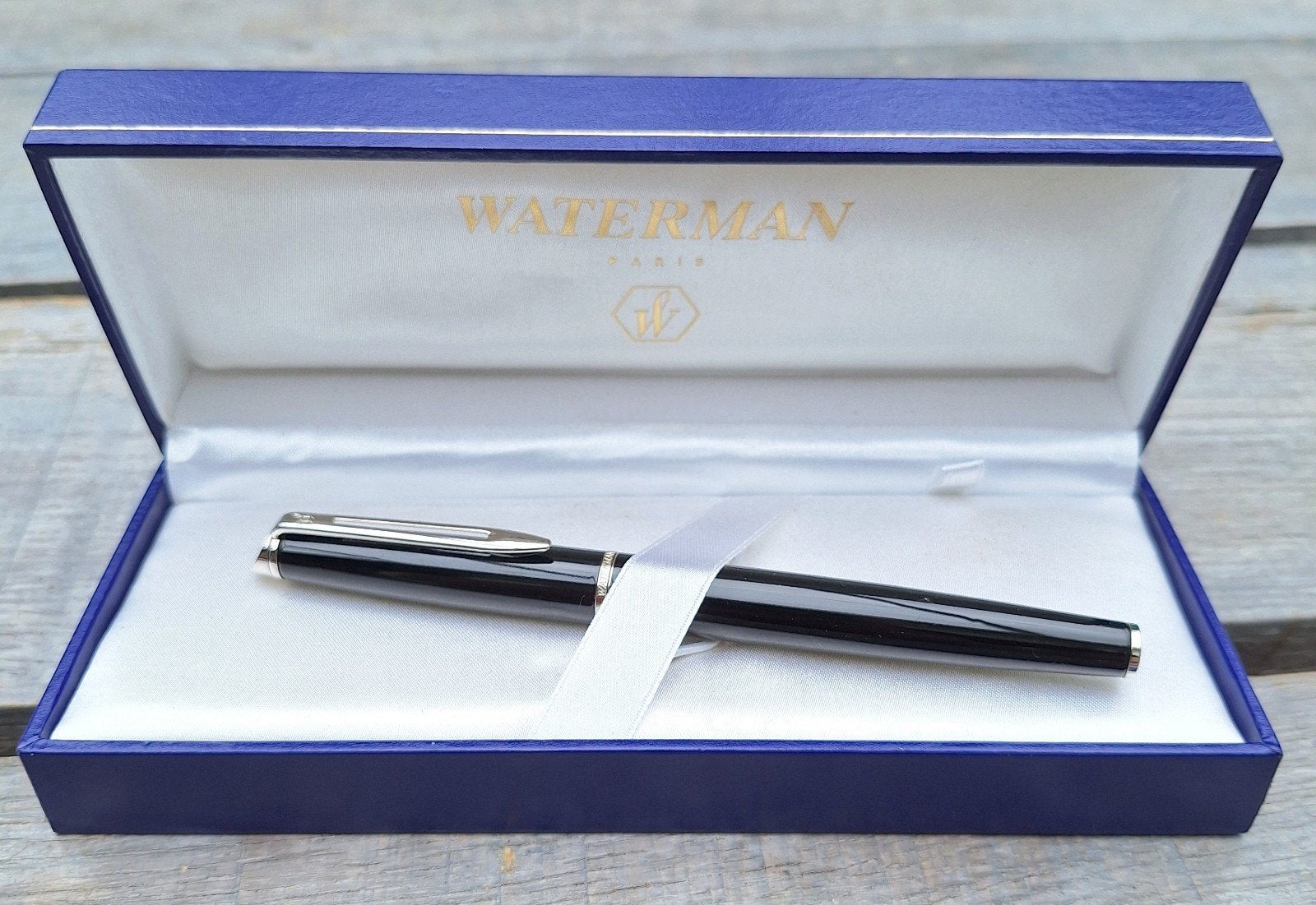 Waterman vulpen met doosje - Zo goed als nieuw, Ophalen, Met doosje, Zo goed als nieuw, Vulpen