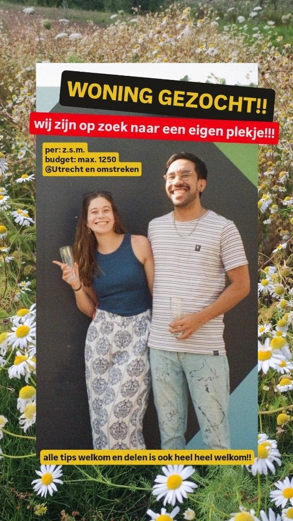Gezocht: Woning in/rondom omgeving Utrecht/Hilversum/Almere, Huizen en Kamers
