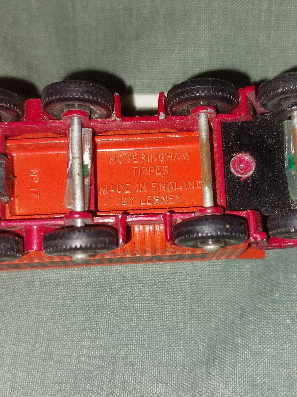 Vintage Matchbox Hoveringham Kipper No. 17 Lesney, Ophalen of Verzenden, Gebruikt