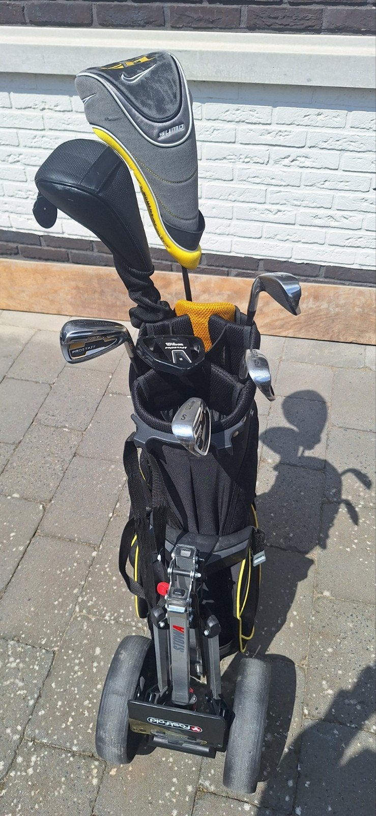 Halve golfset tas en trolley Wilson pro staff Nike Driver, Ophalen of Verzenden, Gebruikt, Set, Overige merken