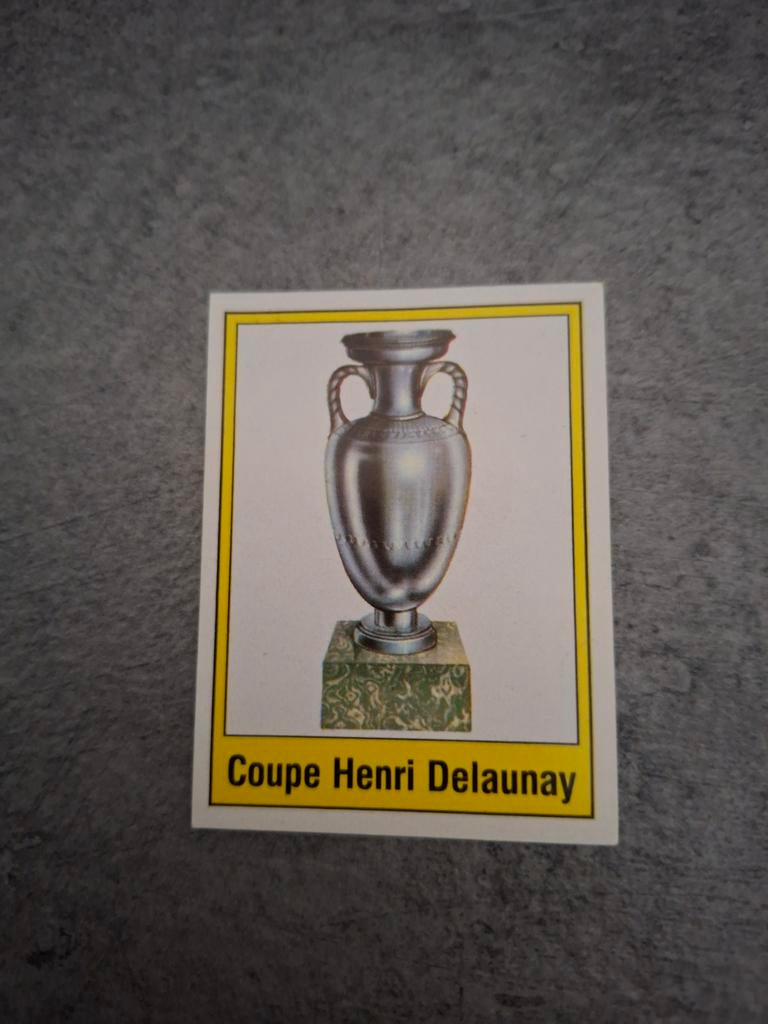 Panini sticker Voetbal 89. Beker EK Coupe Henri Delaunay., Verzenden, Zo goed als nieuw, Sticker