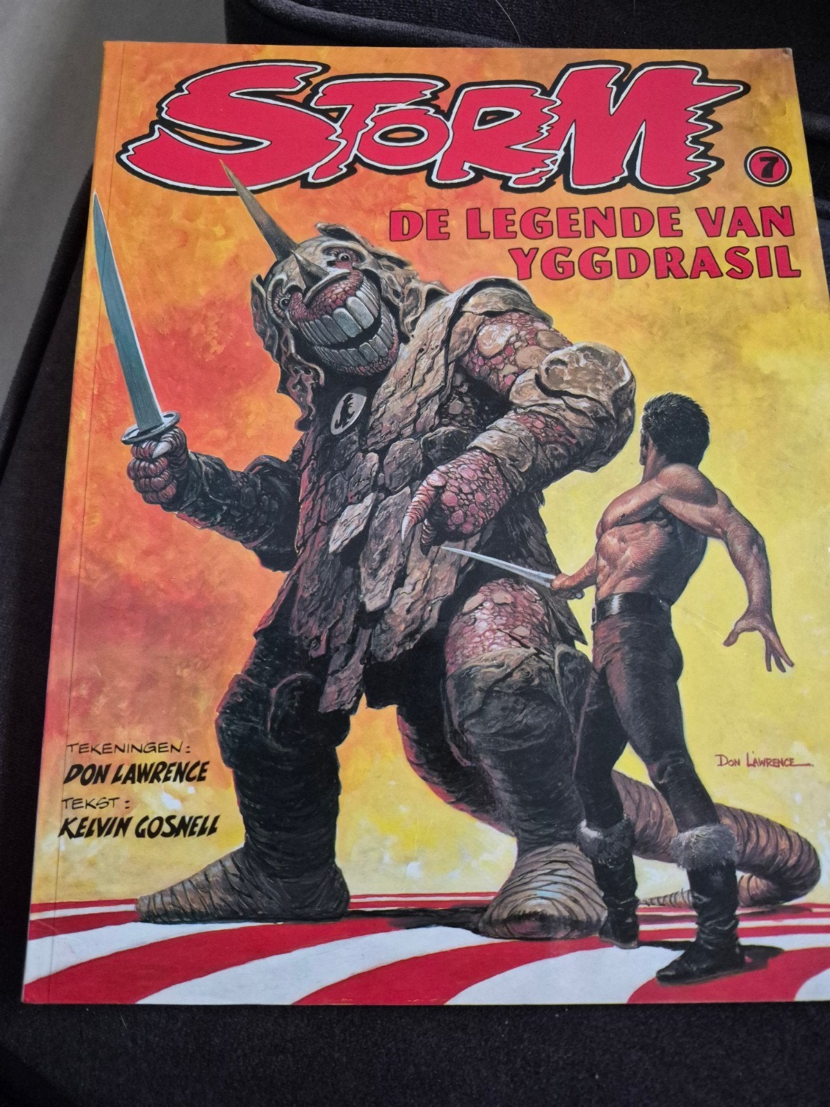 Storm: De Legende van Yggdrasil (nr 7) - 1e druk 1981, Eén stripboek, Ophalen of Verzenden, Nieuw, Don Lawrence, Kelvin Gosnell