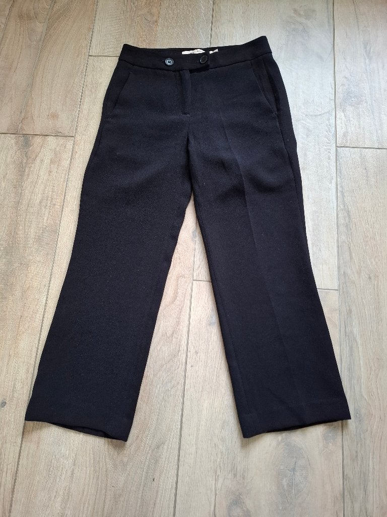Rue de Femme - cropped pantalon zwart - XS, Kleding | Dames, Zwart, Ophalen of Verzenden, Maat 34 (XS) of kleiner, Lang