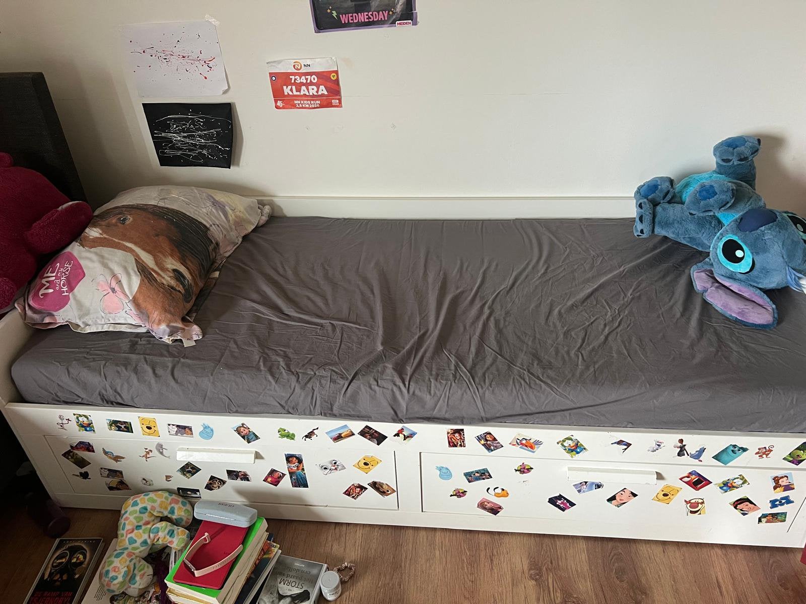Ikea kinderbed 90x200 - GRATIS, Ophalen, 85 tot 100 cm, Zo goed als nieuw, Matras