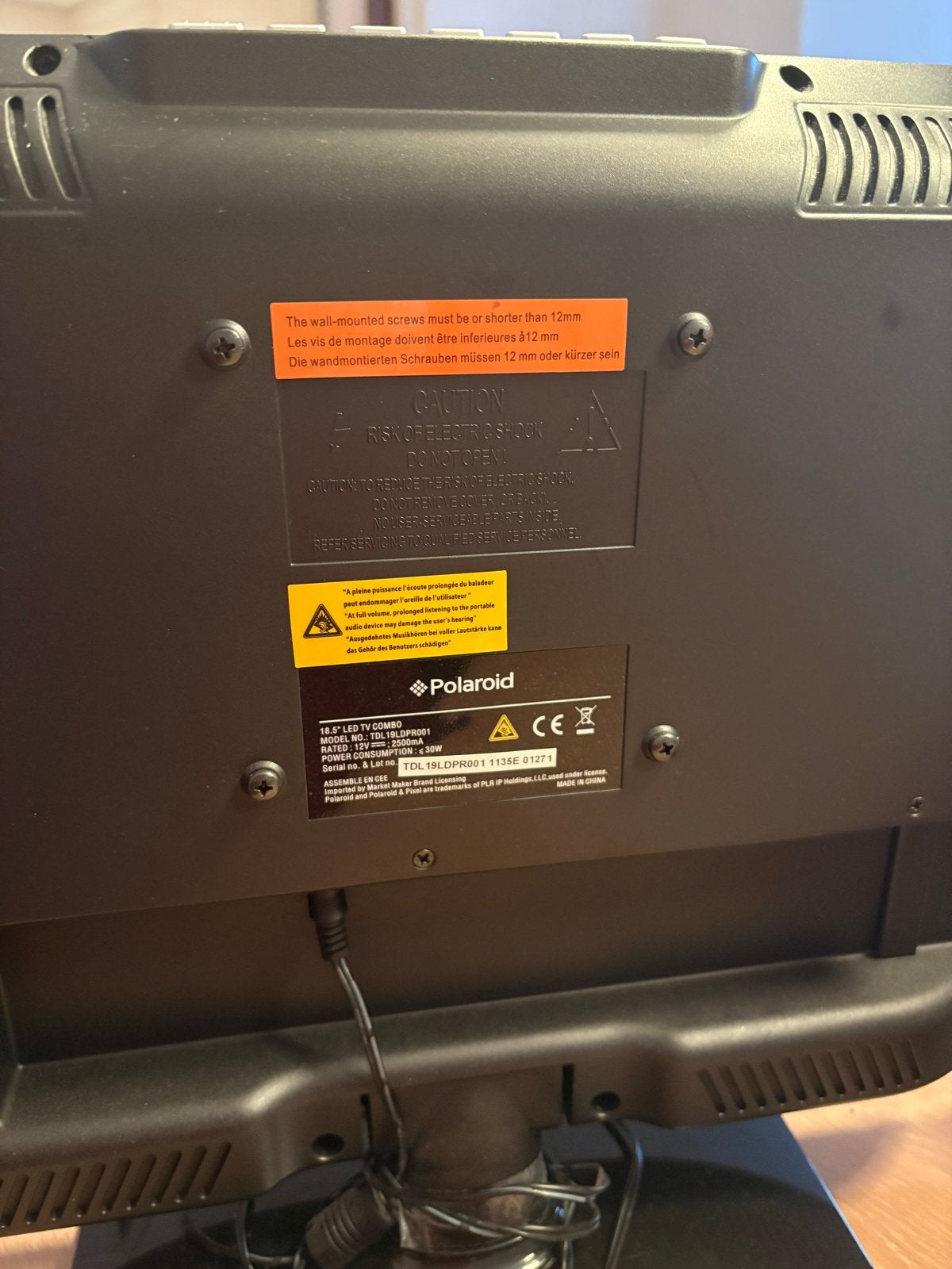 Polaroid 19 inch TV - Ideaal voor kleine ruimtes, Gebruikt, 40 tot 60 cm, Ophalen, Overige merken
