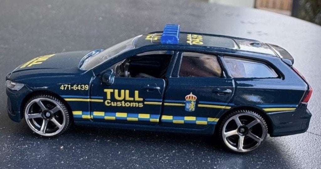Majorette Volvo V90 TULL - Customs - Douane, Ophalen of Verzenden, Nieuw, Auto