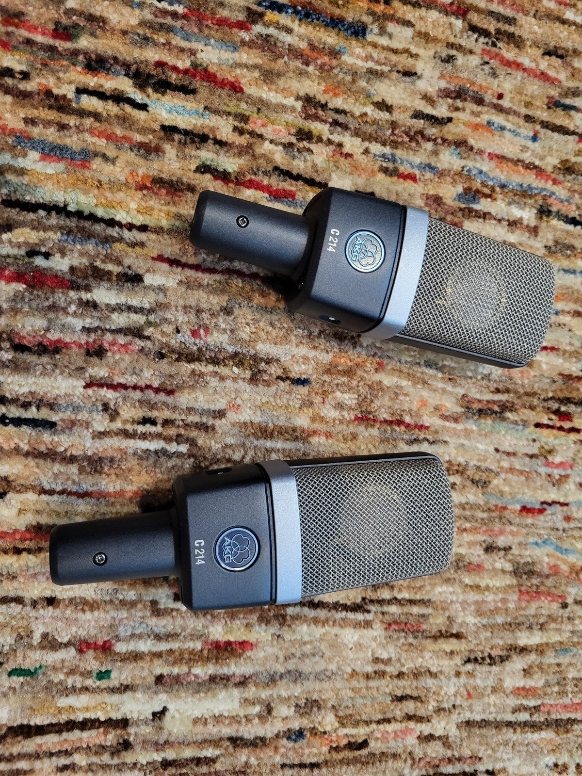 AKG C214 Stereo Matched Pair, Ophalen of Verzenden, Zo goed als nieuw, Studiomicrofoon