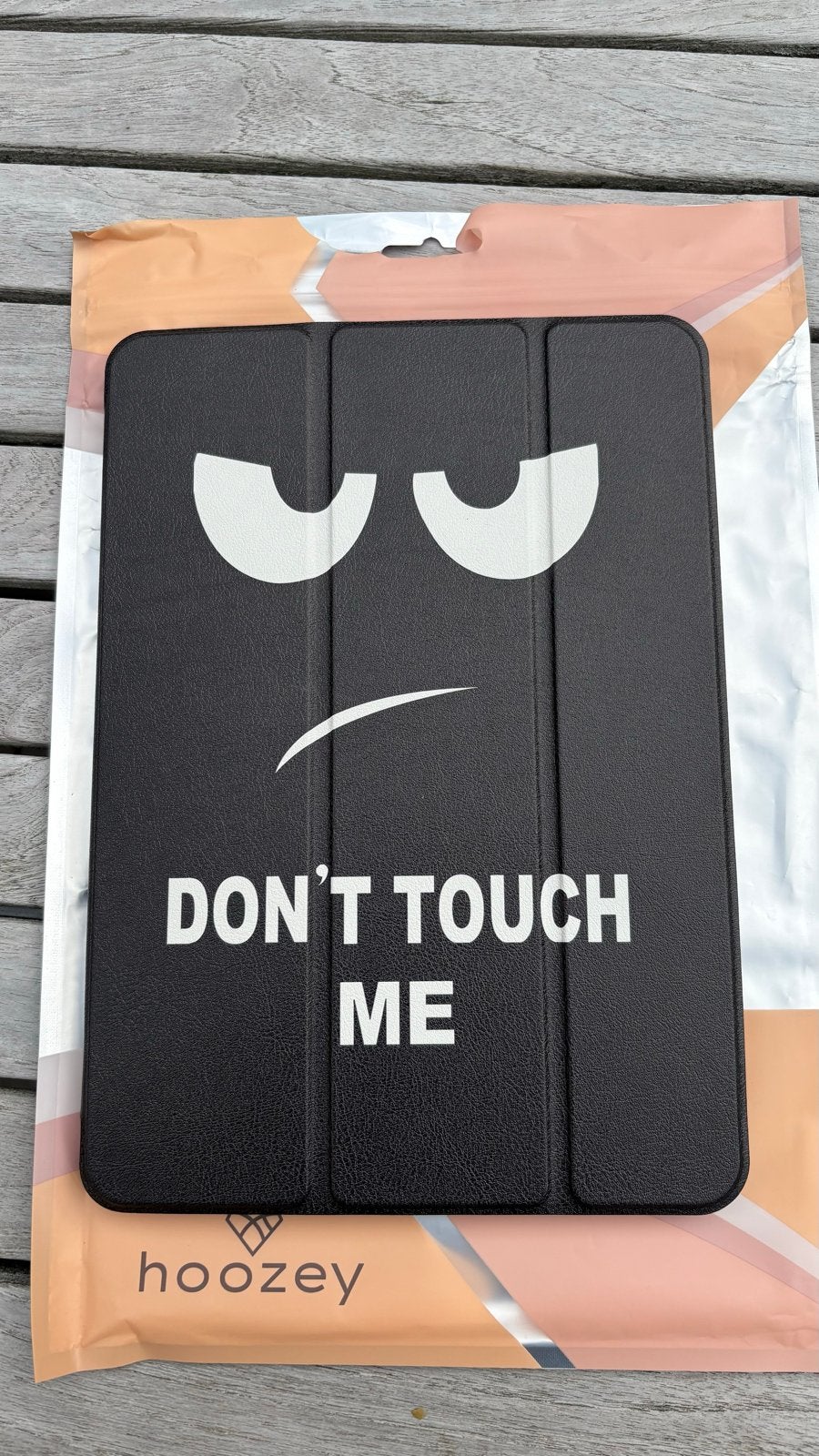 Nieuwe hoes voor iPad Pro met M4 chip - "Don't Touch Me", Computers en Software, Ophalen of Verzenden, Nieuw, Zwart, Apple iPad Pro