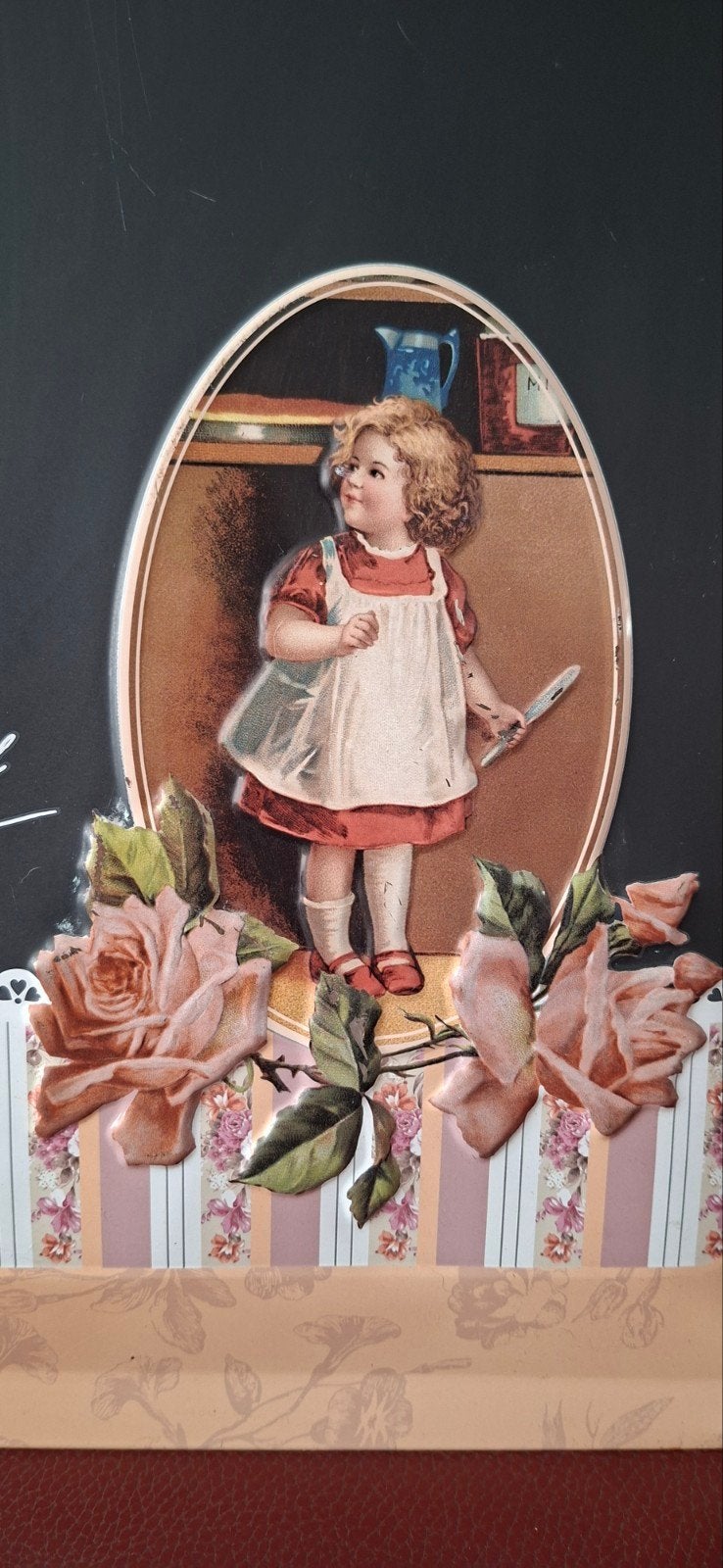 krijtbord met kinder afbeelding, Ophalen of Verzenden, Krijtbord