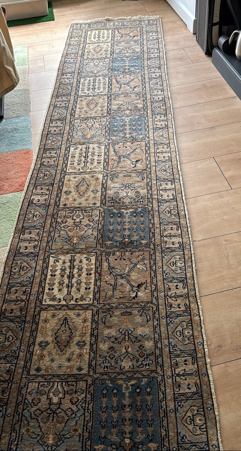 Unieke Loper - Kanchpur P8 Balgur - 81 x 395 cm, Ophalen, Gebruikt, Beige, 200 cm of meer