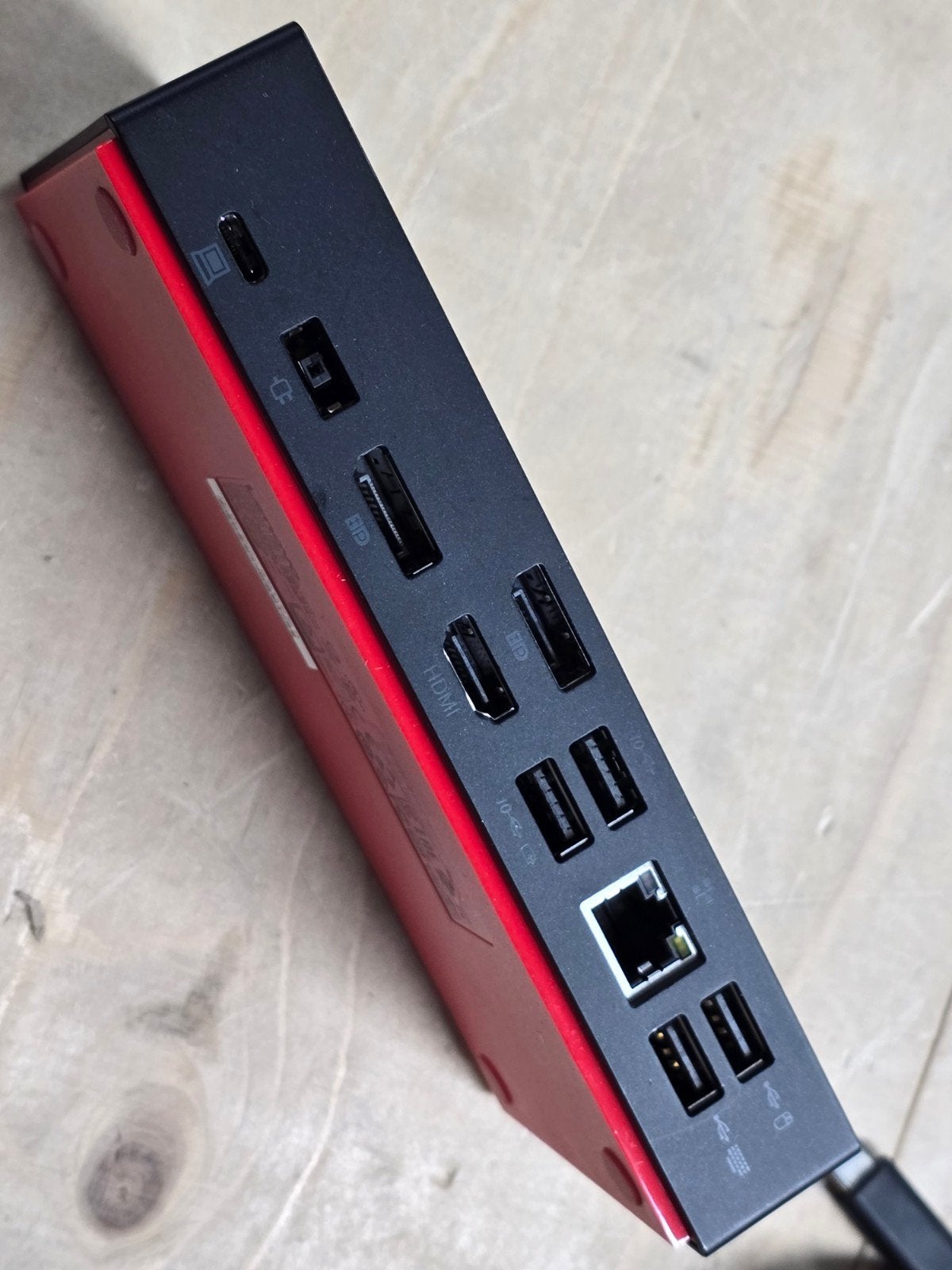 7 x Lenovo dockingstation - Lenovo 40AS - USB C dock Gen 2, Computers en Software, Dockingstations, Ophalen of Verzenden, Zo goed als nieuw