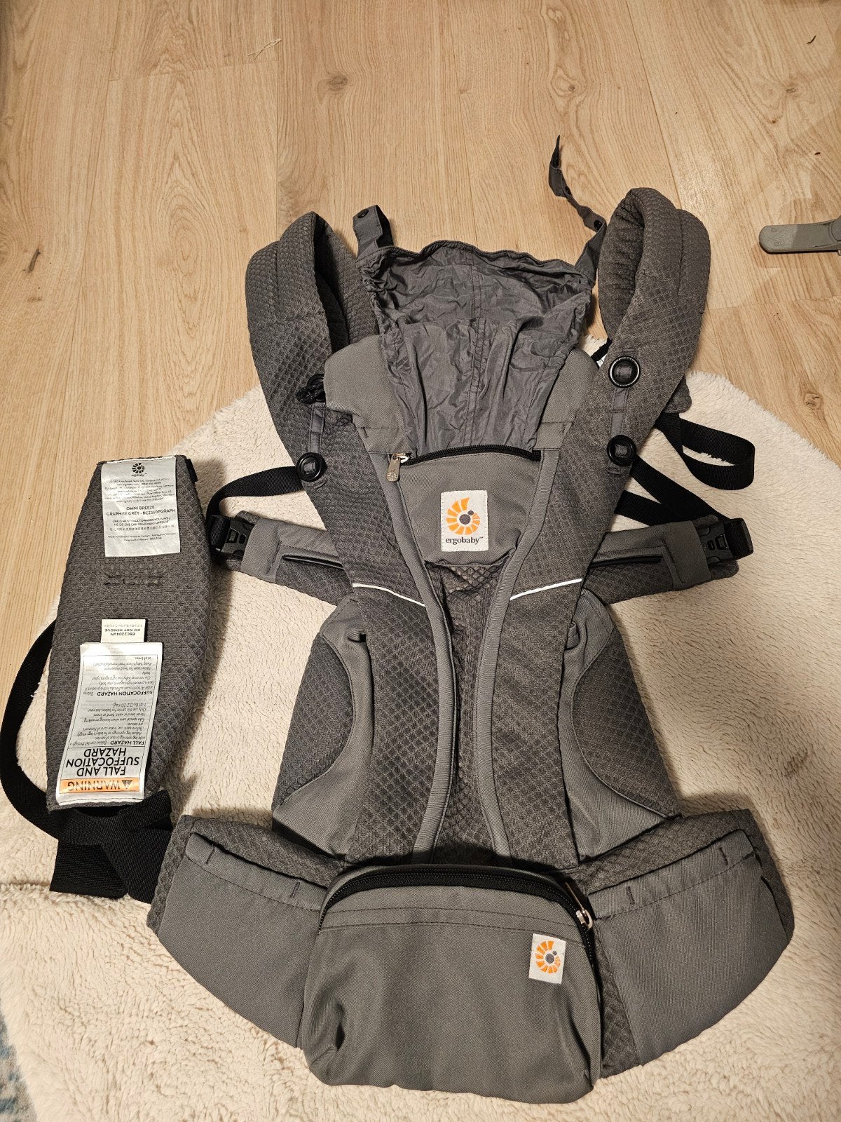 Ergobaby Omni Breeze Draagzak - Graphite Grey, Overige merken, Info@ergobaby.eu, Mönckebergstr. 11, 20095 Hamburg, Germany, Ergobaby