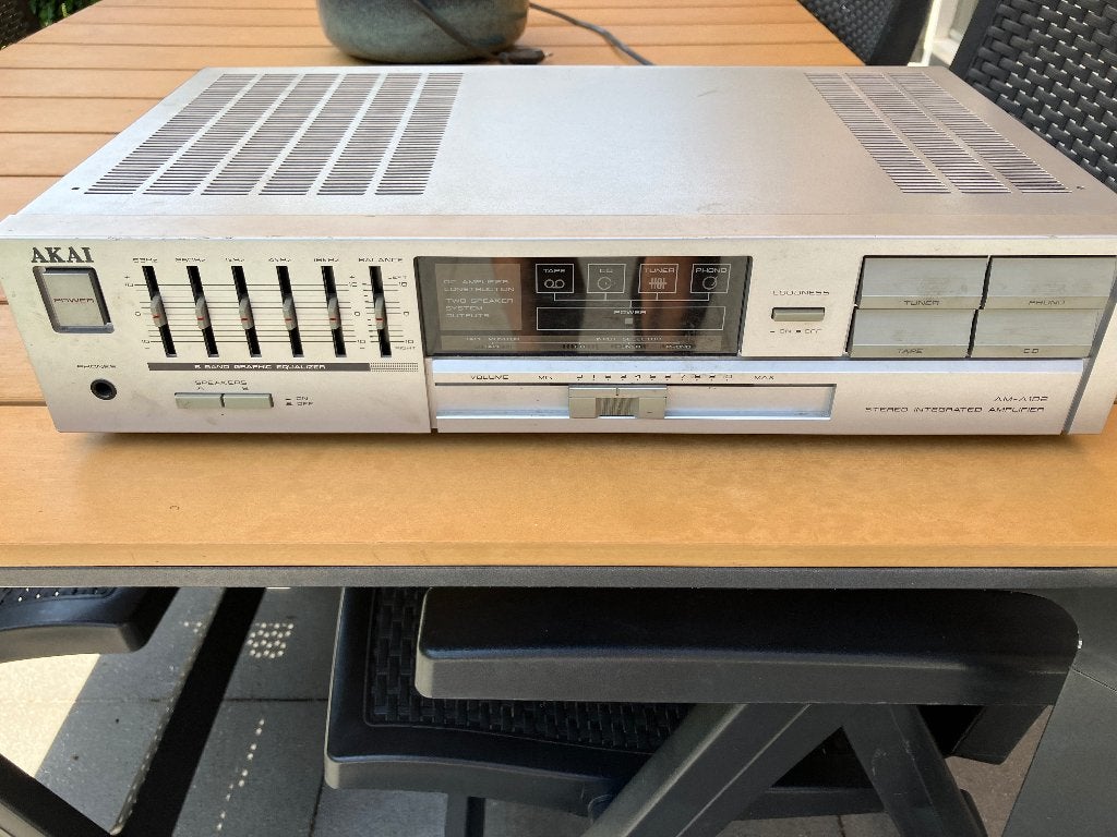 Akai am a102 vintage versterker, Ophalen of Verzenden, Gebruikt, Minder dan 60 watt, Overige merken
