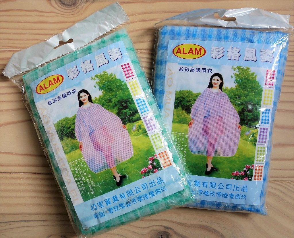 2x regenponcho/ regenjas/ poncho: wegwerp, Caravans en Kamperen, Regenkleding, Verzenden, Nieuw, Regenponcho, Heren