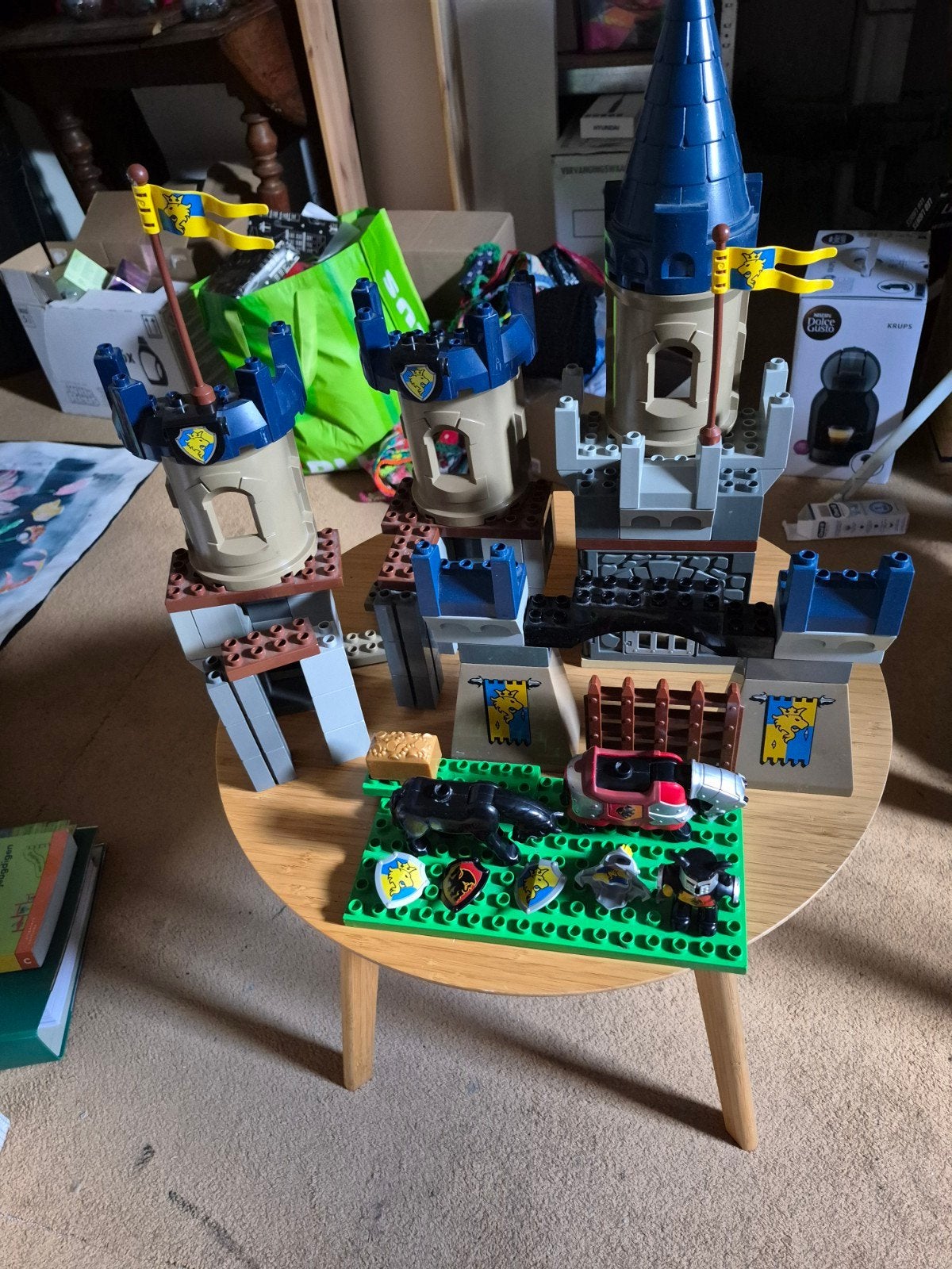 Lego Duplo Kasteel 4864 met ridders en draak, Kinderen en Baby's, Speelgoed | Duplo en Lego, Compleet, Gebruikt, Overige thema's