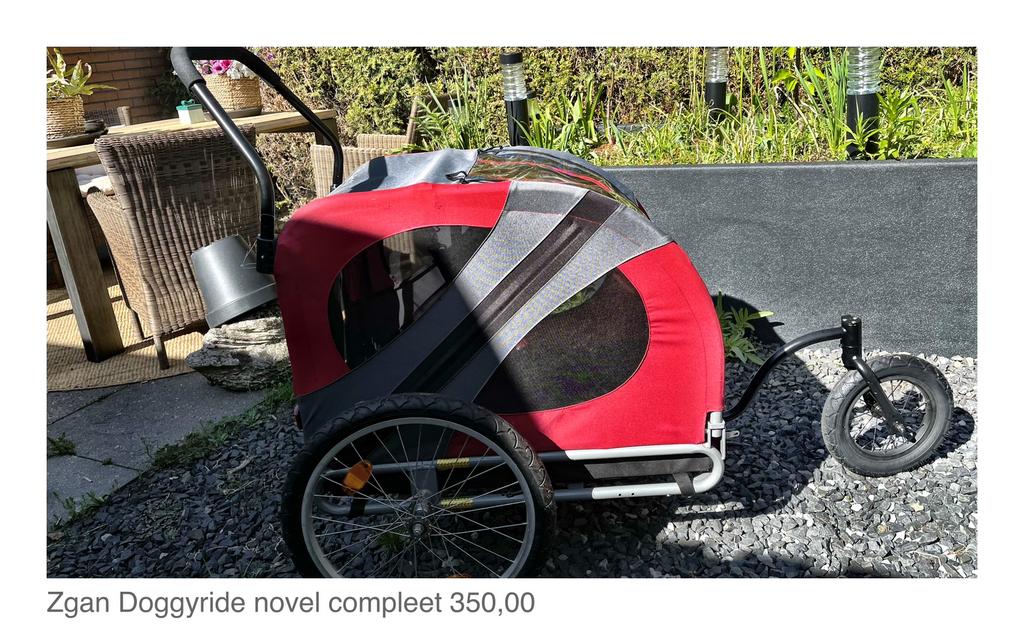 Zgn Doggy Ride Novel /origi cabin fiets en wandelset zwart, Dieren en Toebehoren, Ophalen, Zo goed als nieuw