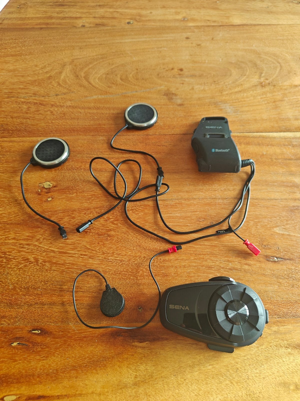 Sena 10S Bluetooth Communicatiesysteem voor Motorhelm, Motoren, Ophalen of Verzenden, Gebruikt