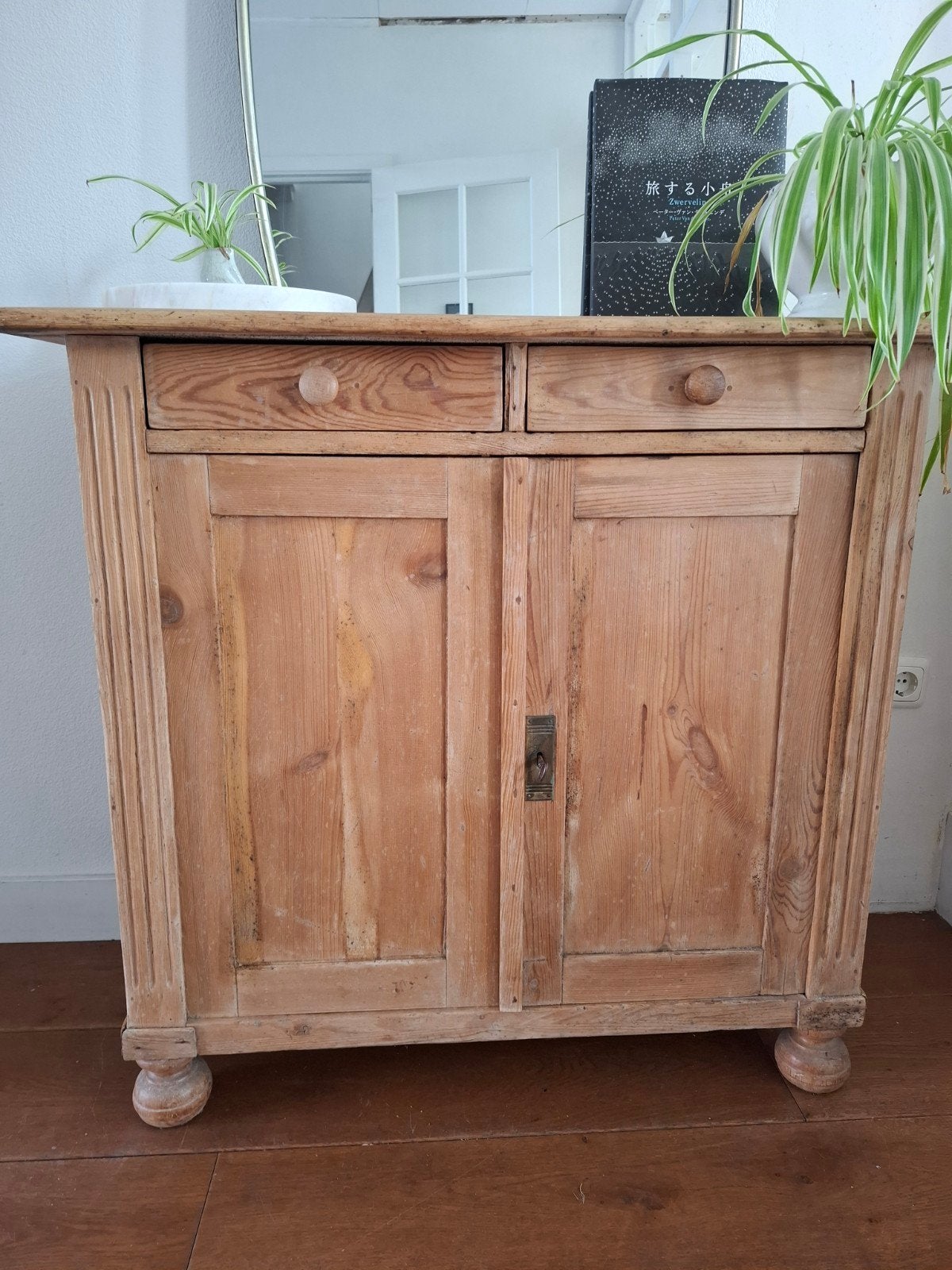 grenen vintage kastje, Huis en Inrichting, Kasten | Dressoirs, Gebruikt, Met deur(en), Vintage, Grenenhout
