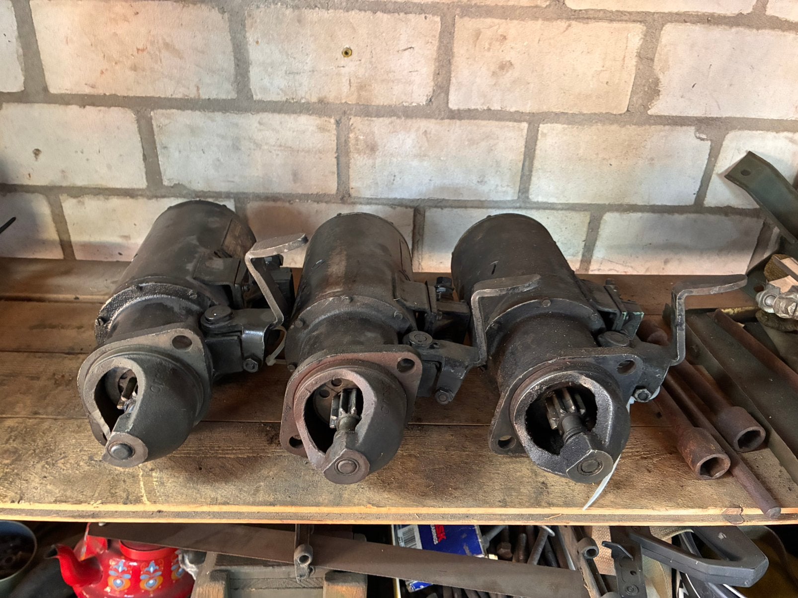 Startmotor voor de Nekaf M38A1, Ophalen
