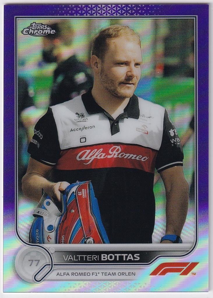 Valtteri Bottas Purple Refractor #58 /399, Verzenden, Nieuw, Formule 1