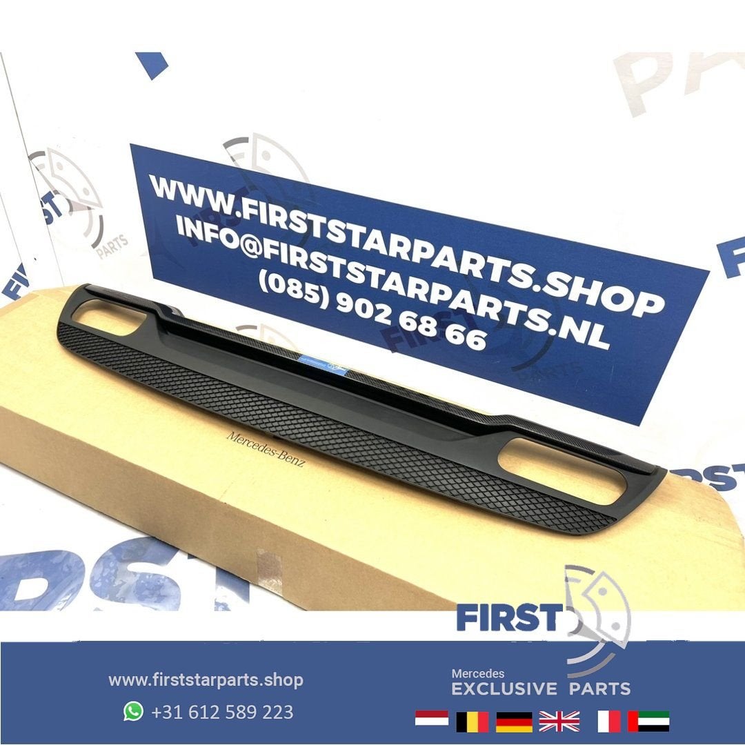 W176 A45 AMG Diffuser CARBON Mercedes A Klasse 2012-2018 ORI, Gebruikt, -, Ophalen of Verzenden, -