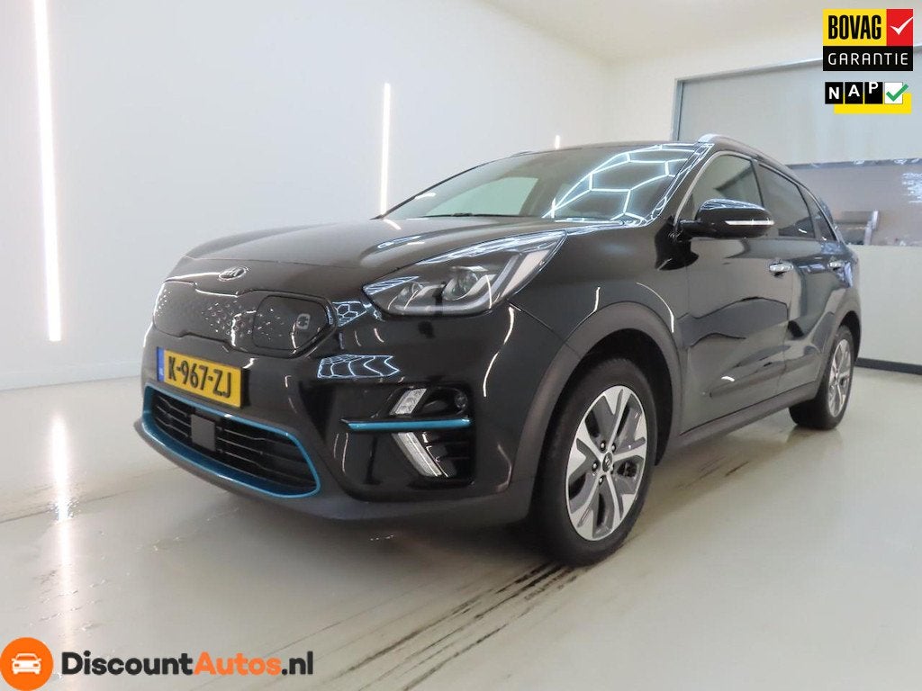 Kia E-Niro ExecutiveLine 64 kWh Full option 100% SOH, Auto's, Gebruikt, 1712 kg, 174 min, Zwart