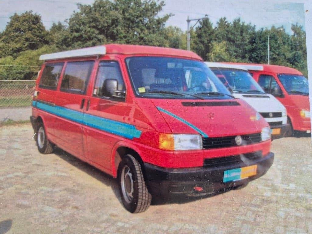 vw camper T4, Chemisch toilet, Buscamper of Camperbus, Volkswagen, Treinzit