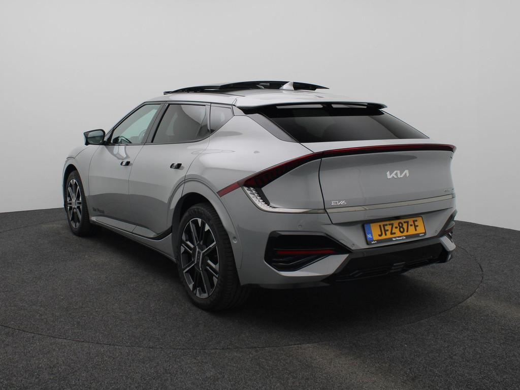 Kia EV6 GT-Line 84 kWh Pano Dak | 360 Camera | Stoelverwarmi, Auto's, Kia, Achterwielaandrijving, Zwart, 1960 kg, Origineel Nederlands