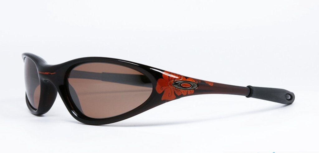 Vintage Oakley Minute Tangerine Flower zonnebril dames, Zonnebril, Overige kleuren, Ophalen of Verzenden, Zo goed als nieuw