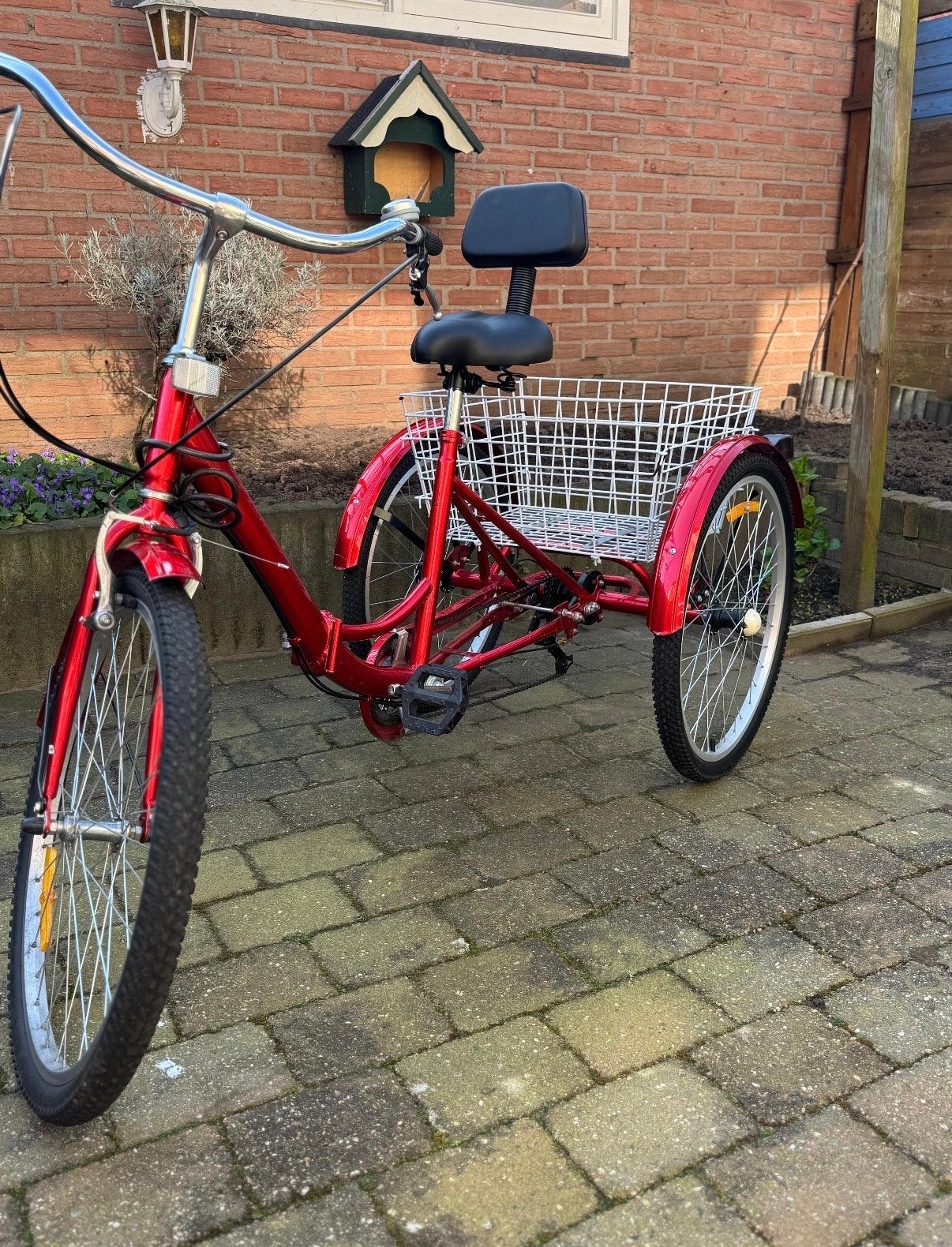 Stabiele 3-wiel fiets met mand - zeer nette staat!, Fietsen en Brommers, Fietsen | Driewielfietsen, Ophalen, Zo goed als nieuw