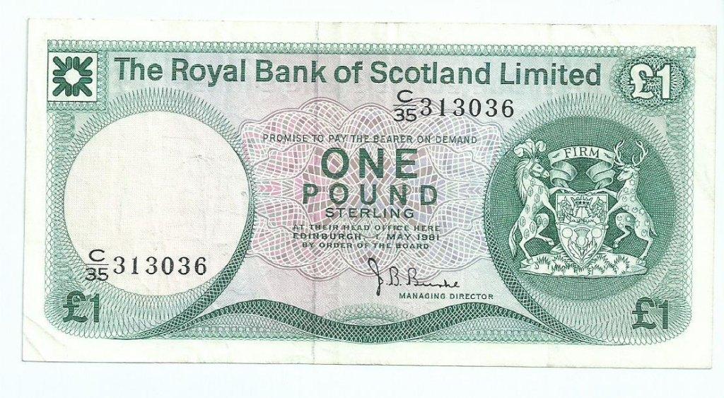 Schotland, 1 pound 1979, Verzenden, Overige landen