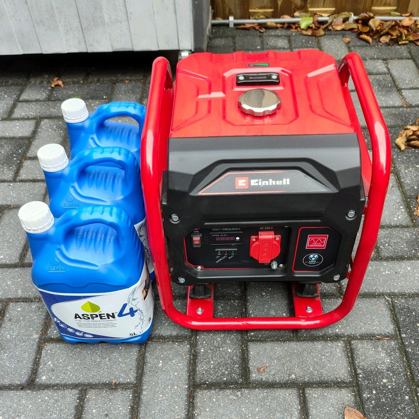 Einhell Aggregaat ideaal voor Noodstroom., Doe-het-zelf en Verbouw, Aggregaten, Ophalen, Zo goed als nieuw, Minder dan 5 kVA, Benzine