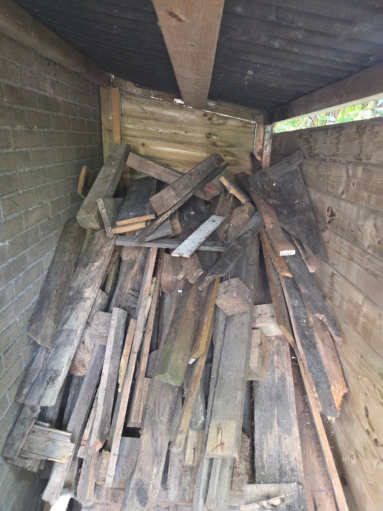 Pallet hout, Doe-het-zelf en Verbouw, Hout en Planken, Ophalen, Gebruikt, 50 mm of meer, Pallet