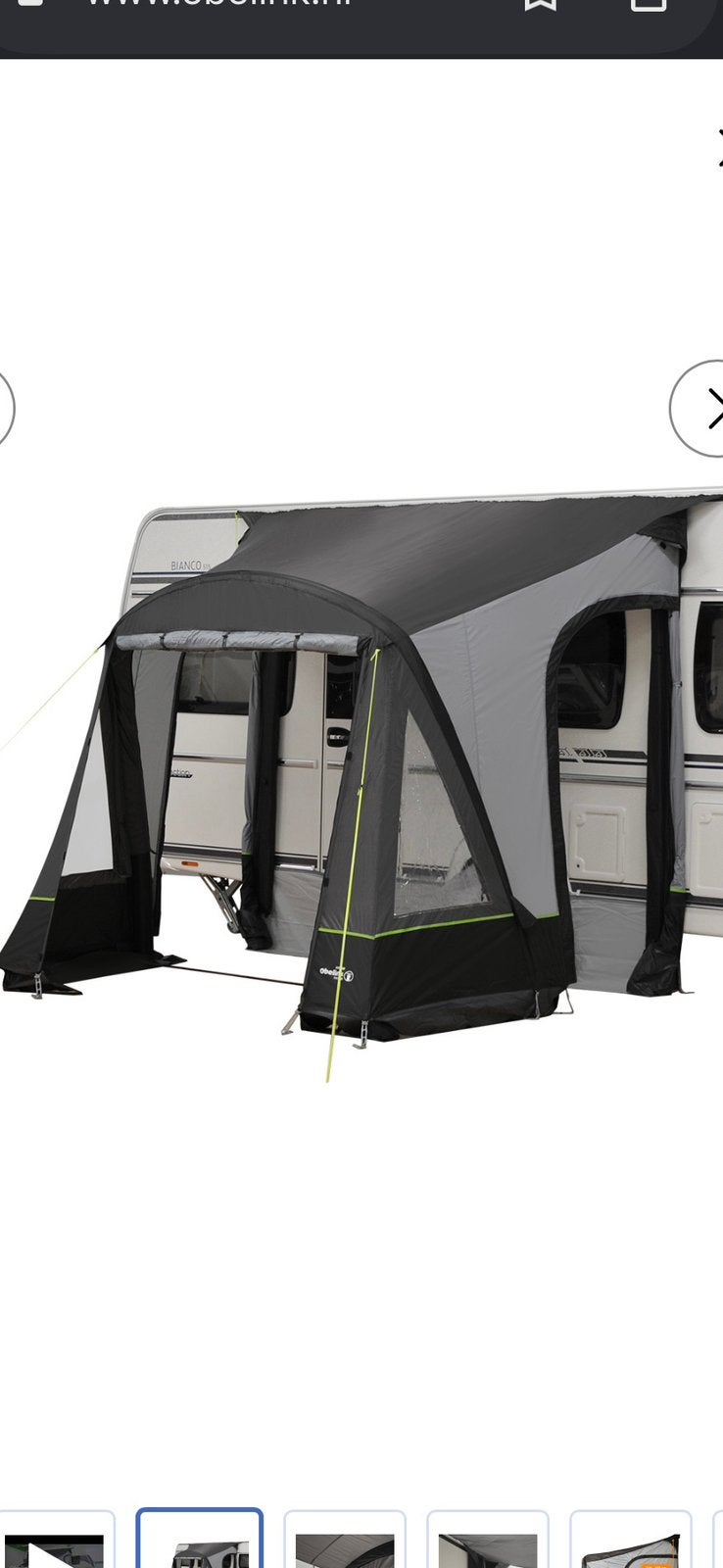Obelink rio easy air 280 voortent camper caravan, Ophalen, Nieuw